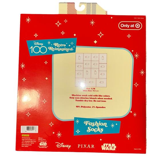 Boys Disney 100 Mickey Mouse 15 Days of Sock Advent Calendar Shoe Size 9-2.5 Set - Picture 3 of 8